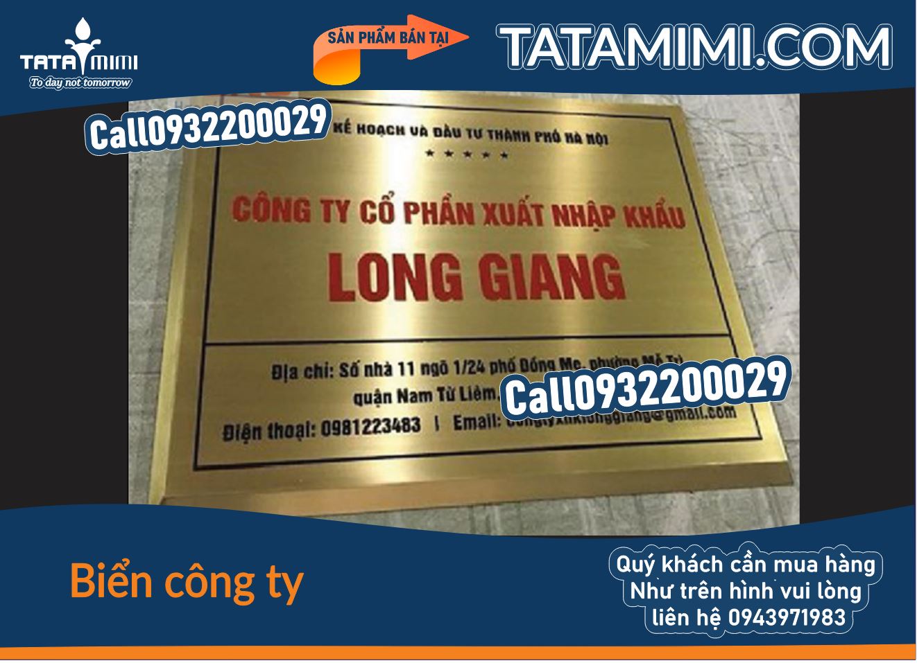 Top 20 Mẫu Biển Công Ty Đẹp Năm 2023 - Sự Lựa Chọn Của Công Ty Tata Mimi