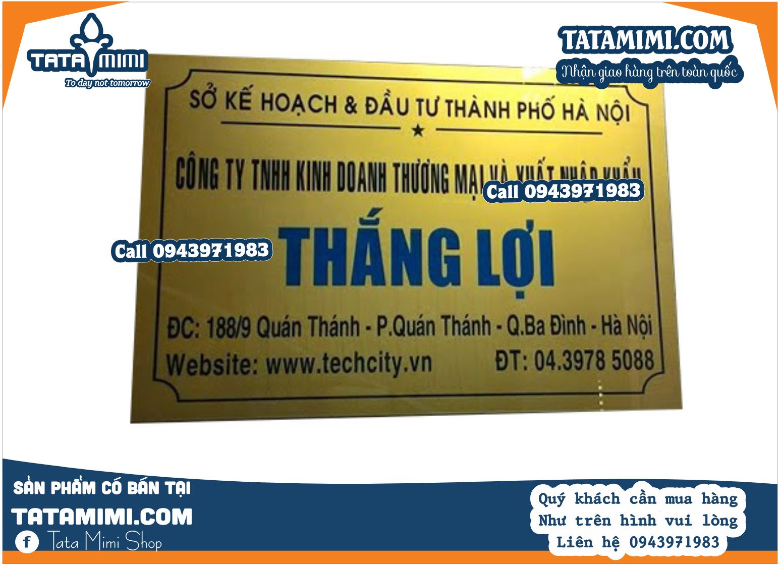 Địa Chỉ Sản Xuất Biển Công Ty Lấy Nhanh Tại TATAMIMI