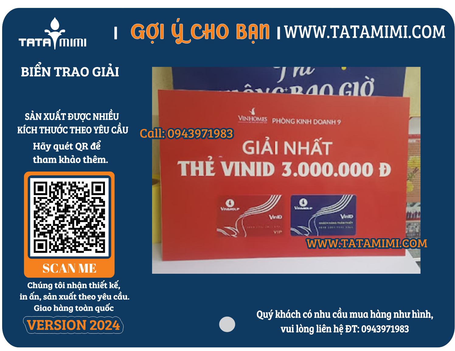 Biển Trao Giải: Lựa Chọn Hoàn Hảo Cho Mọi Sự Kiện