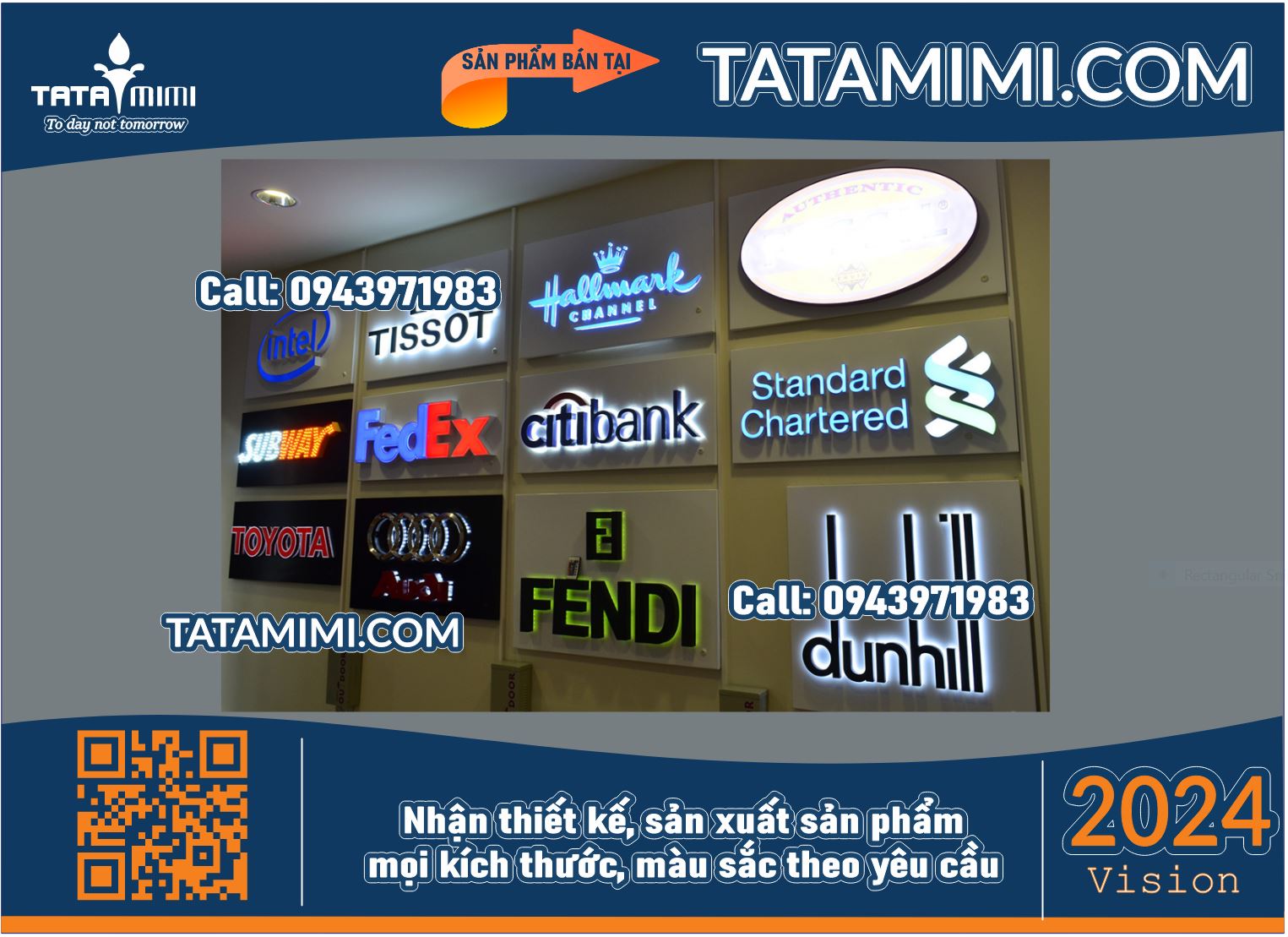 In Bảng Đón Cầm Tay A4 Ngang