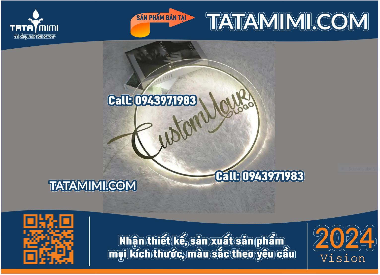 In Bảng Đón Cầm Tay A4 Ngang