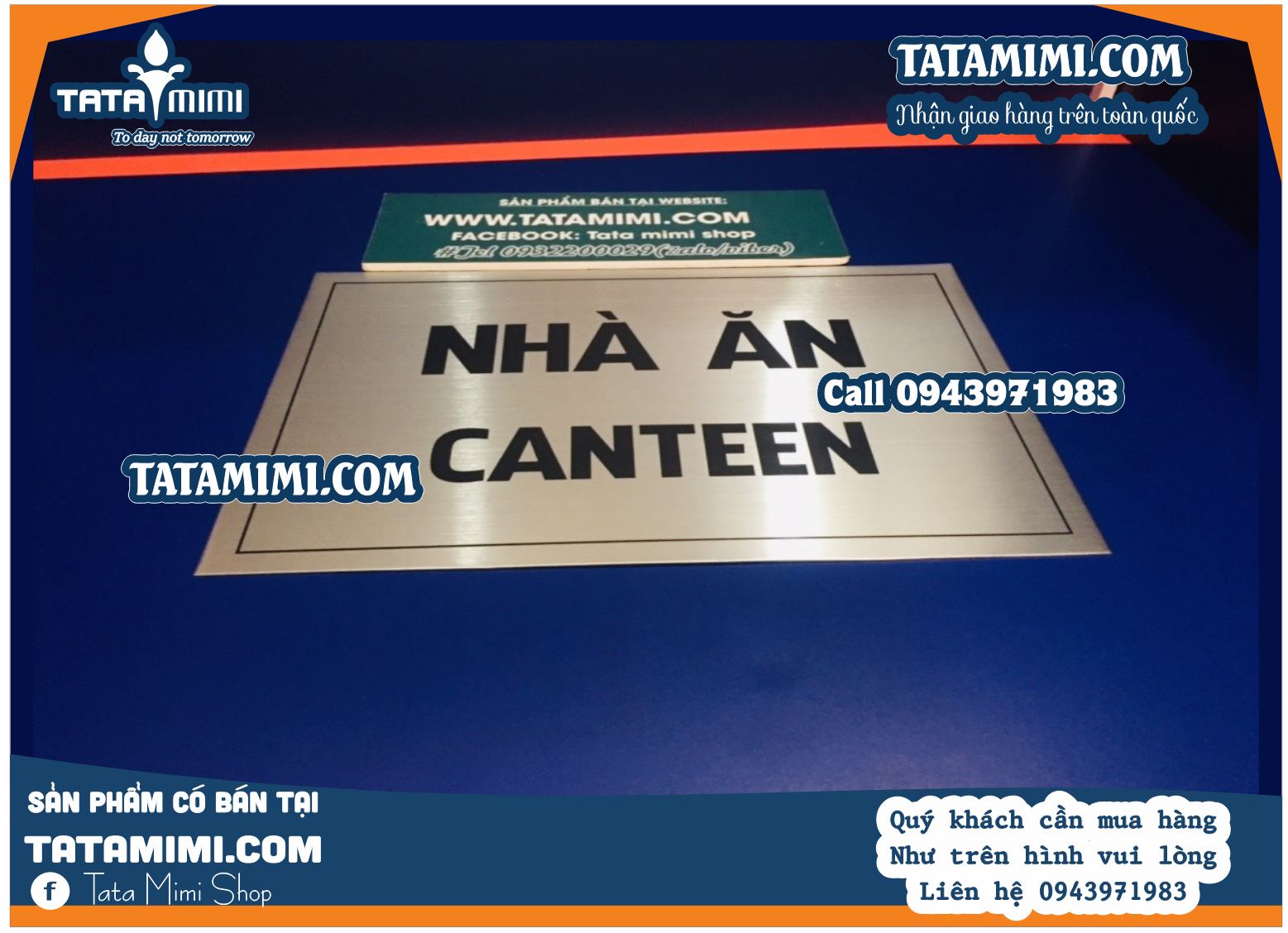 Bảng phòng ban được in lên chất liệu mica