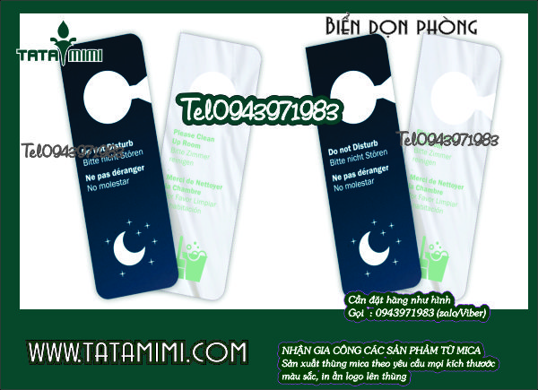 Biển treo phòng khách sạn