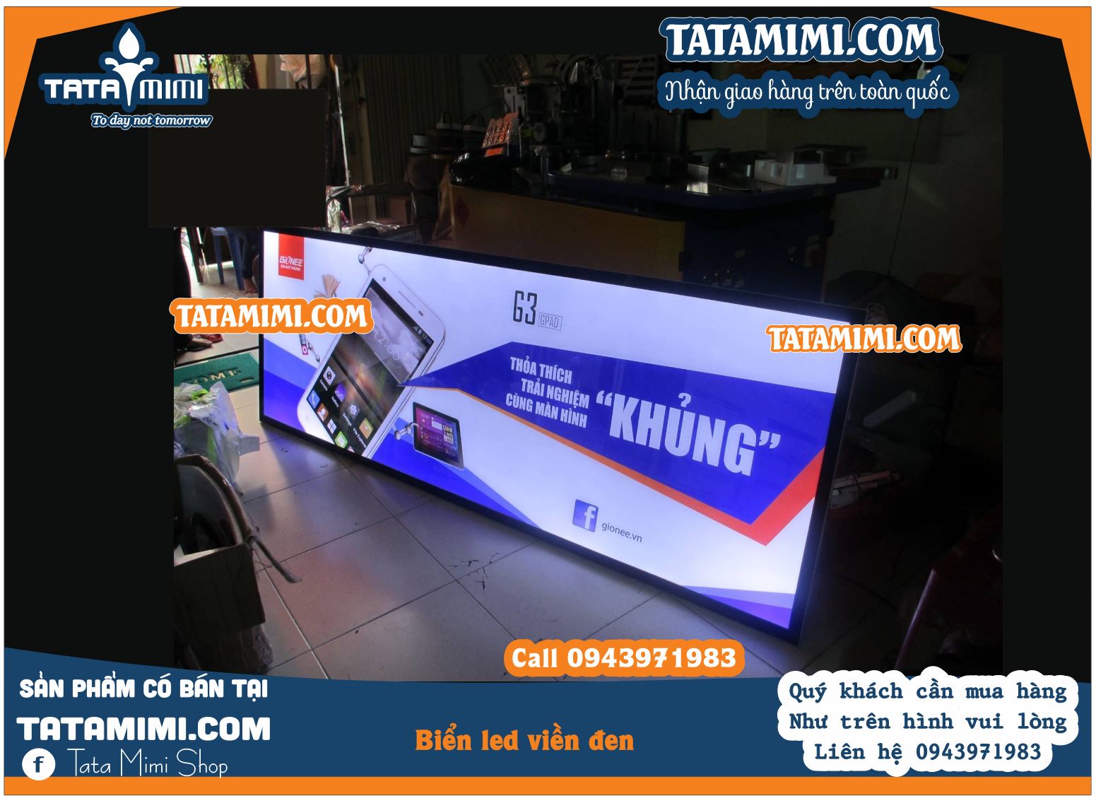 Biển hộp đèn có led có làm được 2 mặt nội dung không