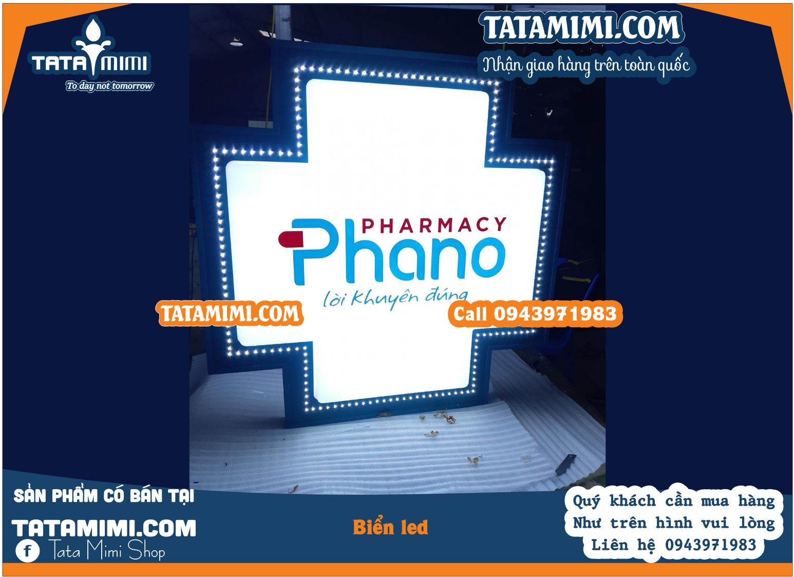 Mẫu menu led để ngoài trời