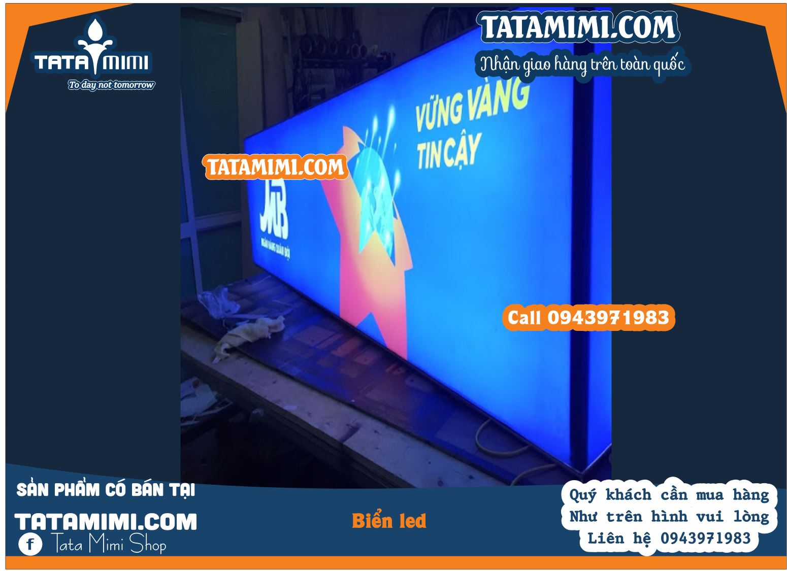 Biển hộp đèn có led có làm được 2 mặt nội dung không