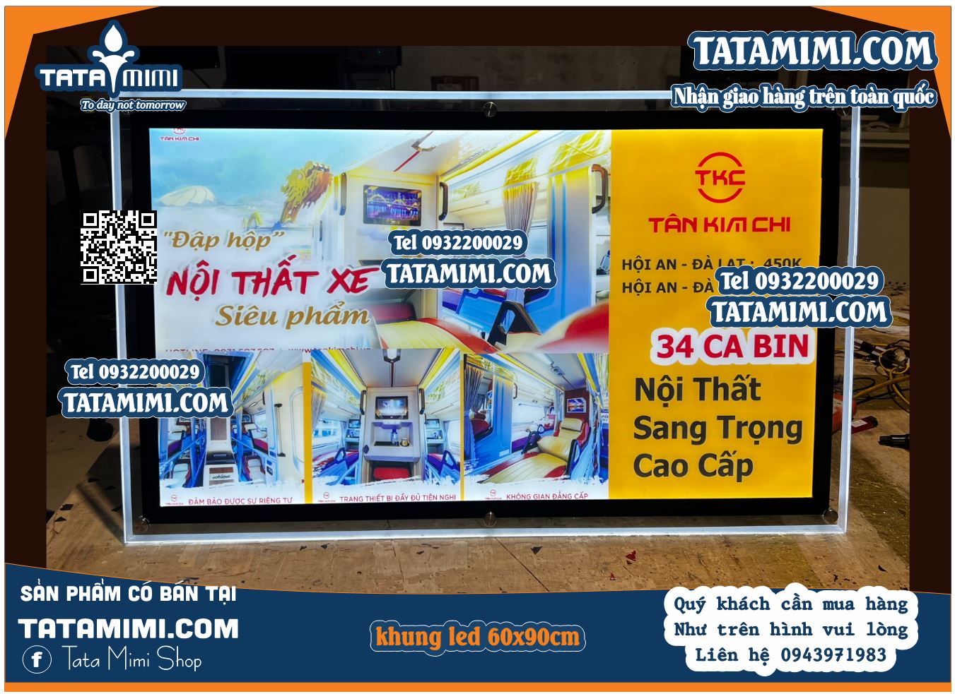 Biển led được làm theo các kích thước