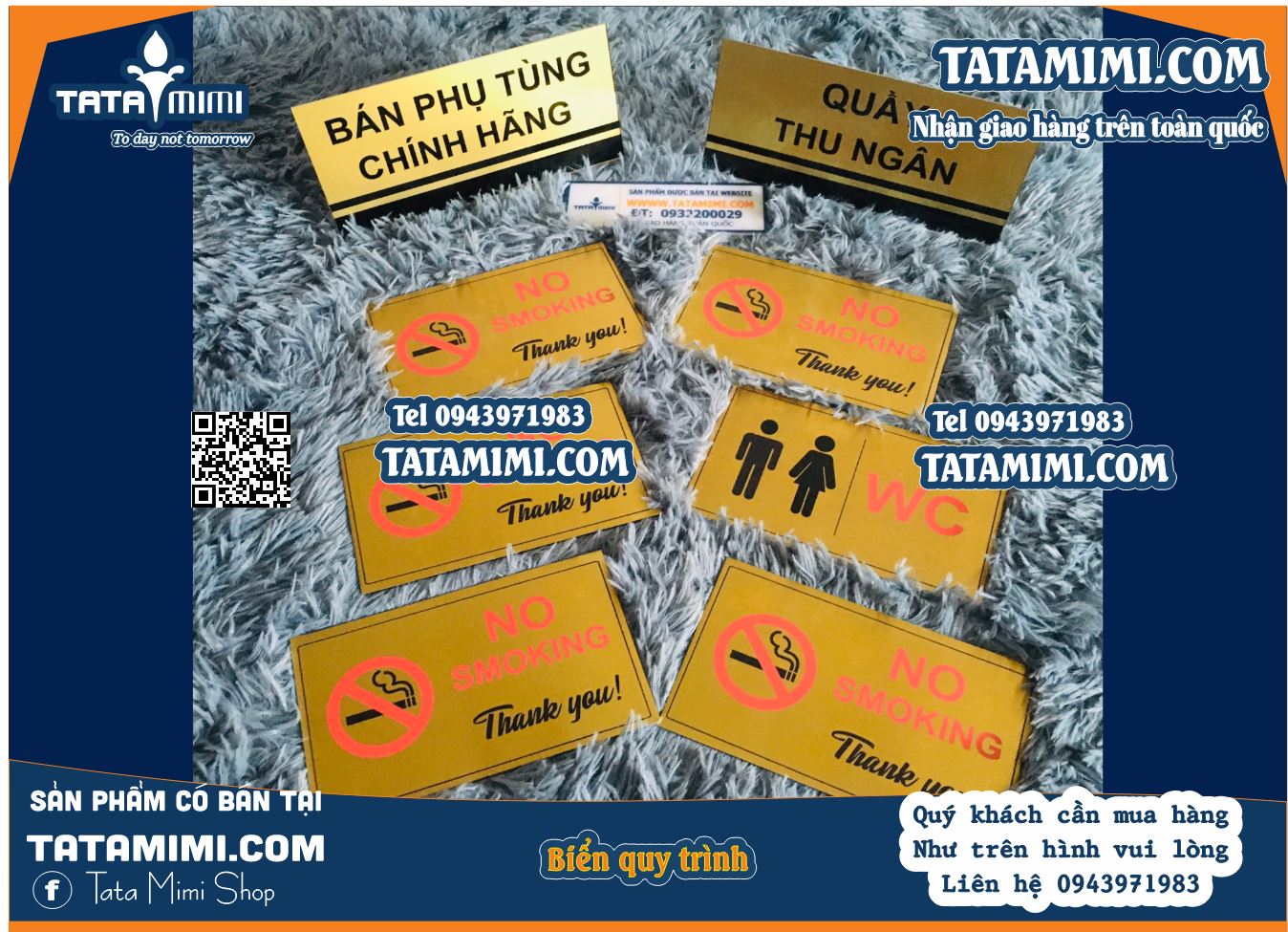 Thiết kế biển No smoking - Thông điệp rõ ràng cho không gian xanh