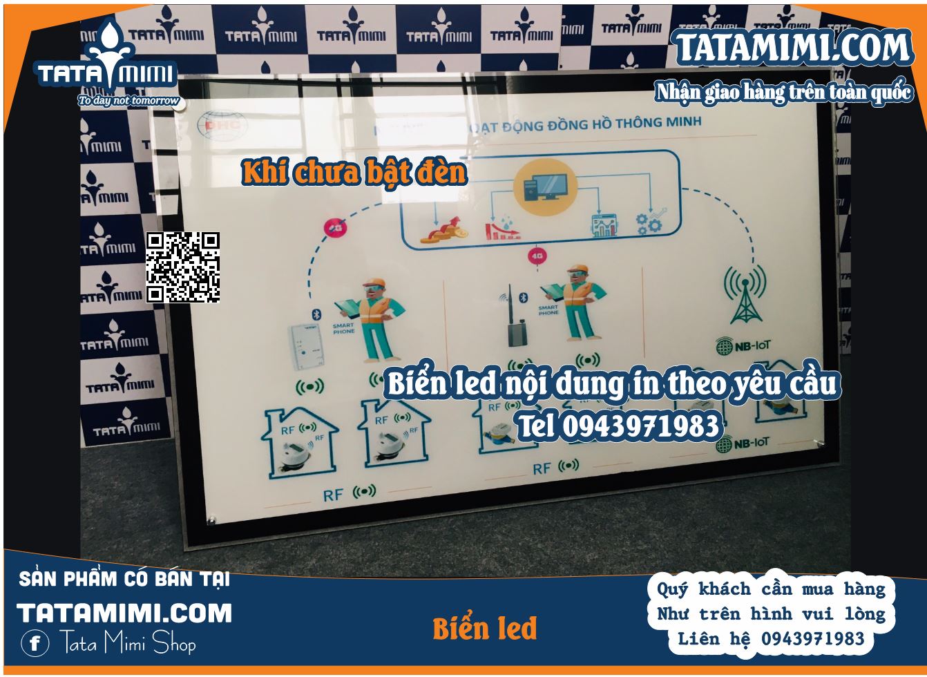 Biển led được làm theo các kích thước