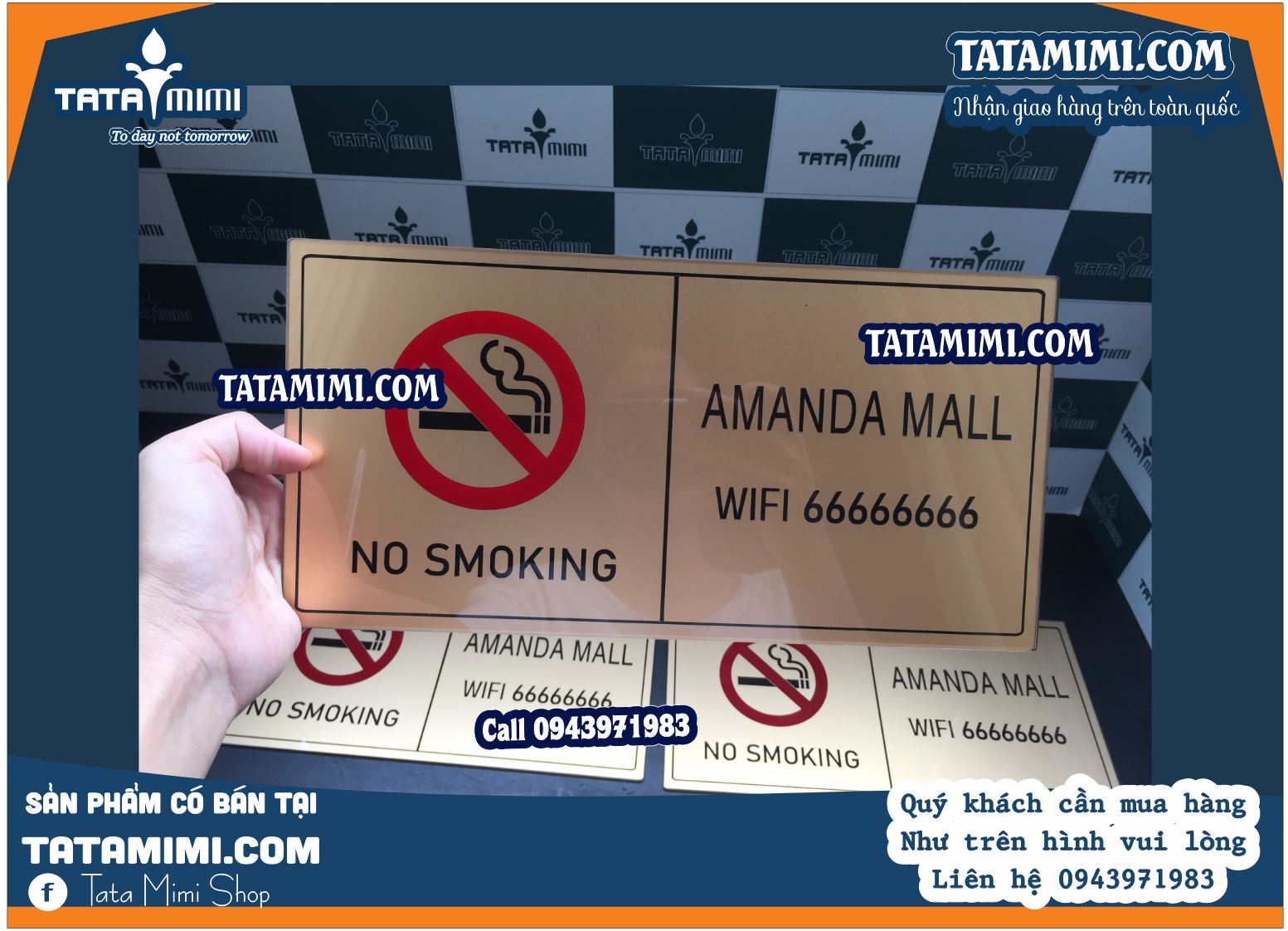 Bảng cấm hút thuốc nên làm loại dán hay để bàn