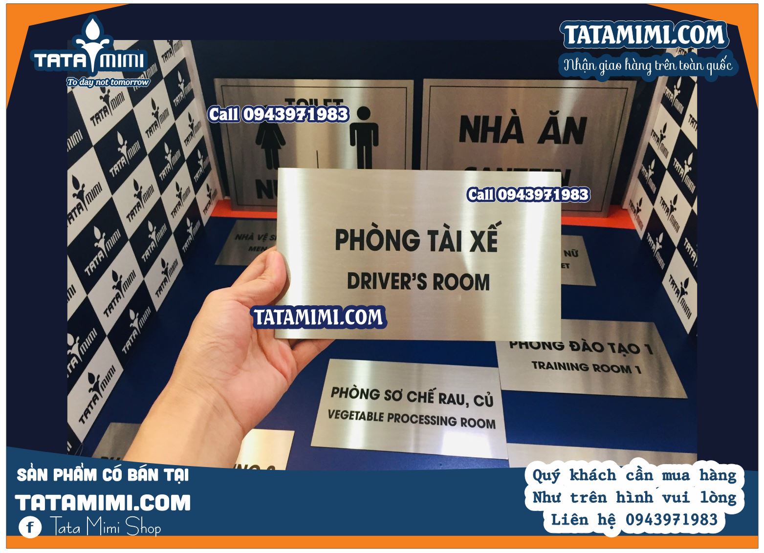 Biển tên phòng ban từ inox