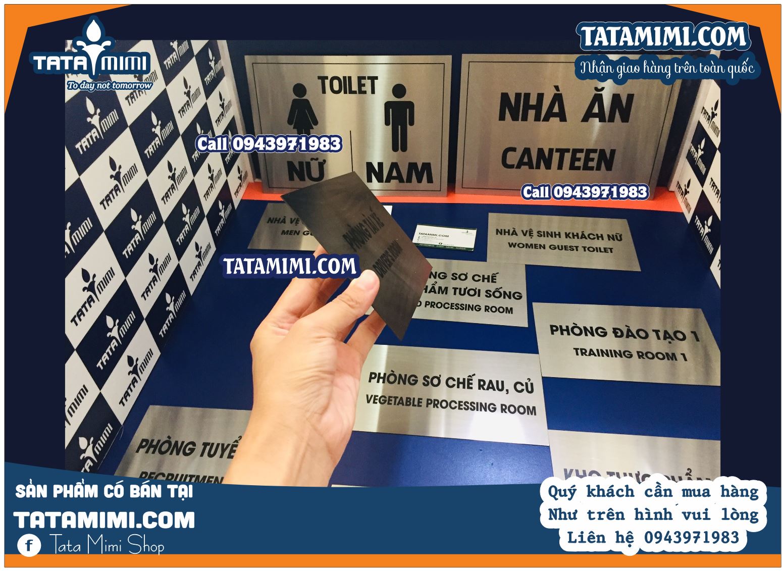 Biển tên phòng ban từ inox