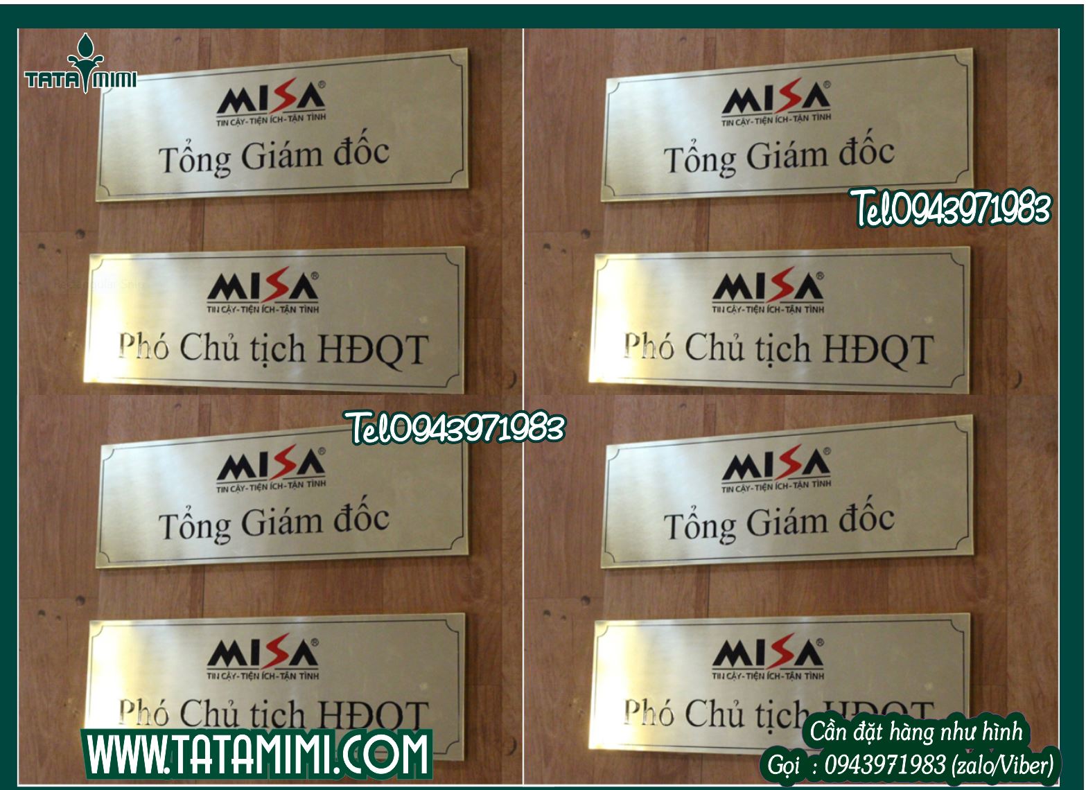 Mẫu biển inox đẹp