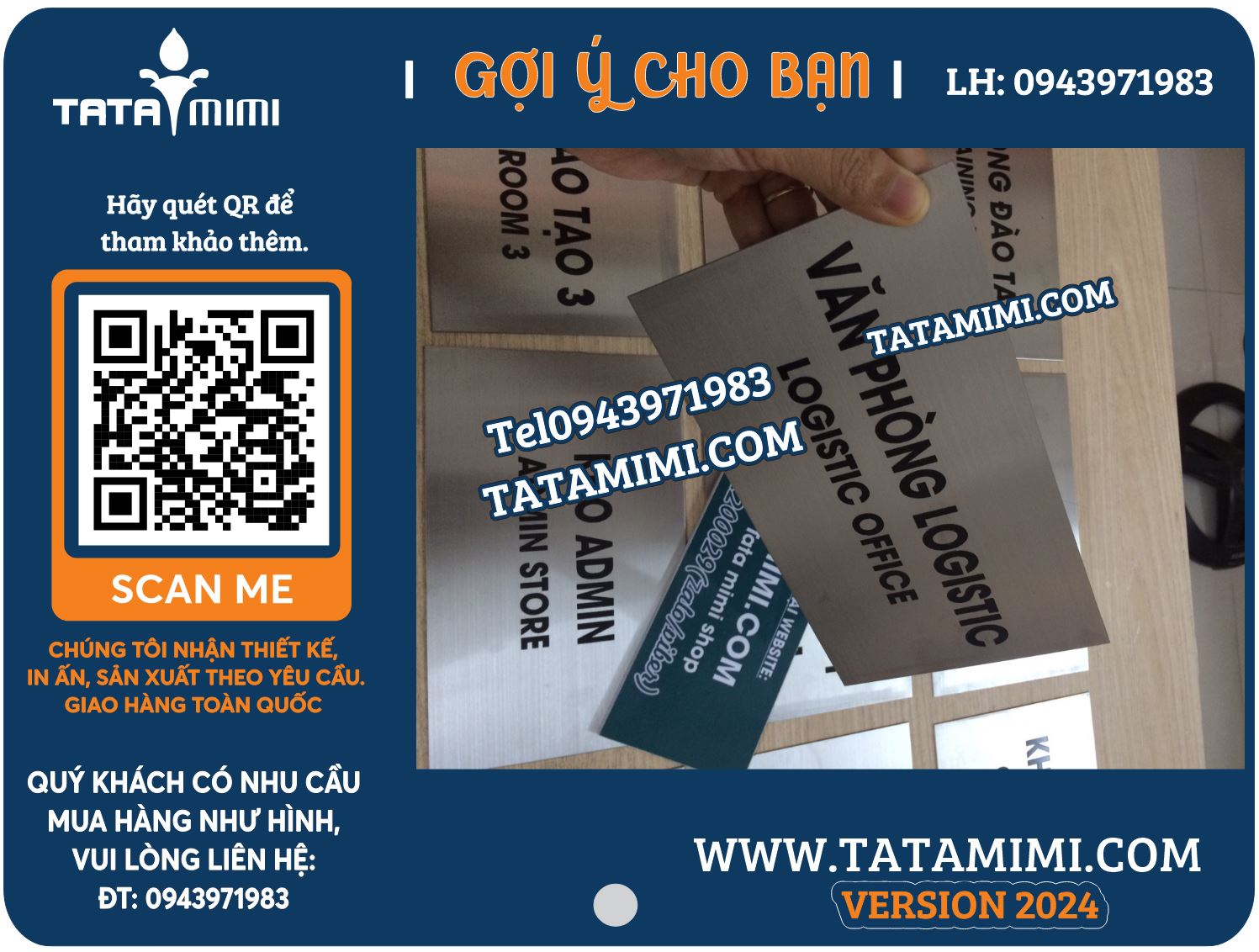 Biển Open, Biển Công Ty, Biển Bộ Phận Inox, Mica