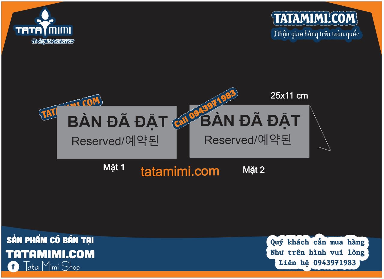 Bảng đặt bàn uốn chữ A, chữ L