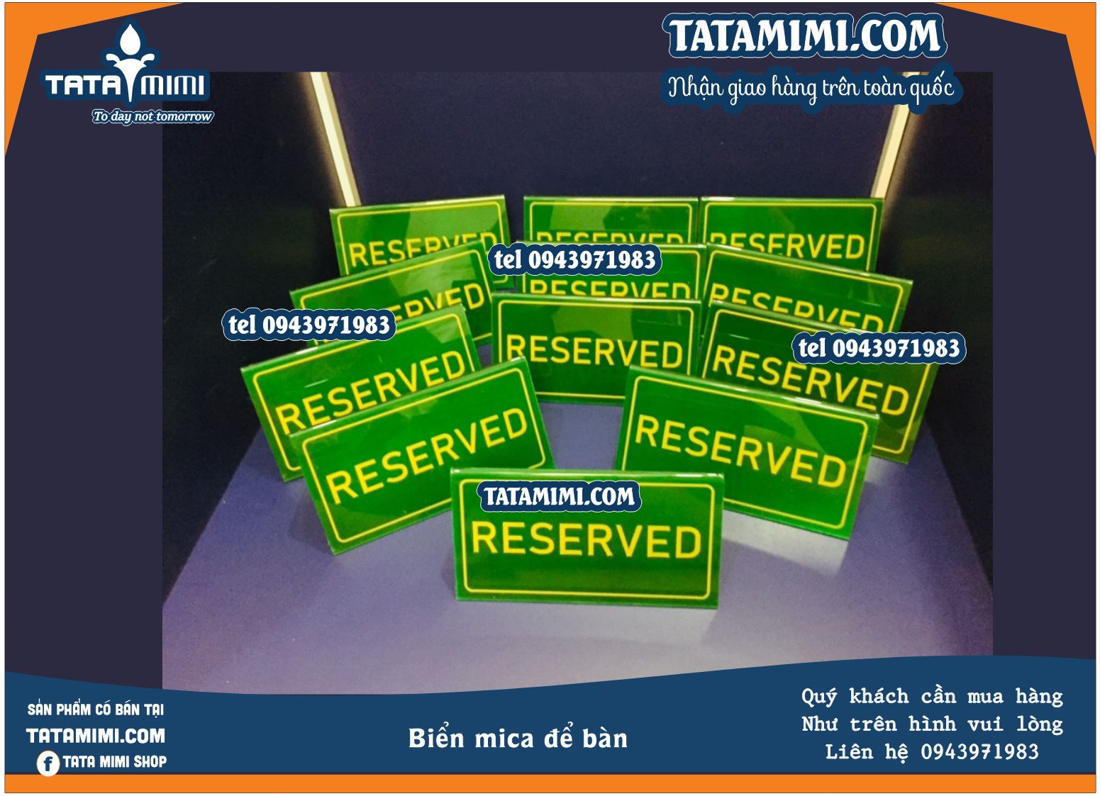 Biển chữ A chức danh để bàn