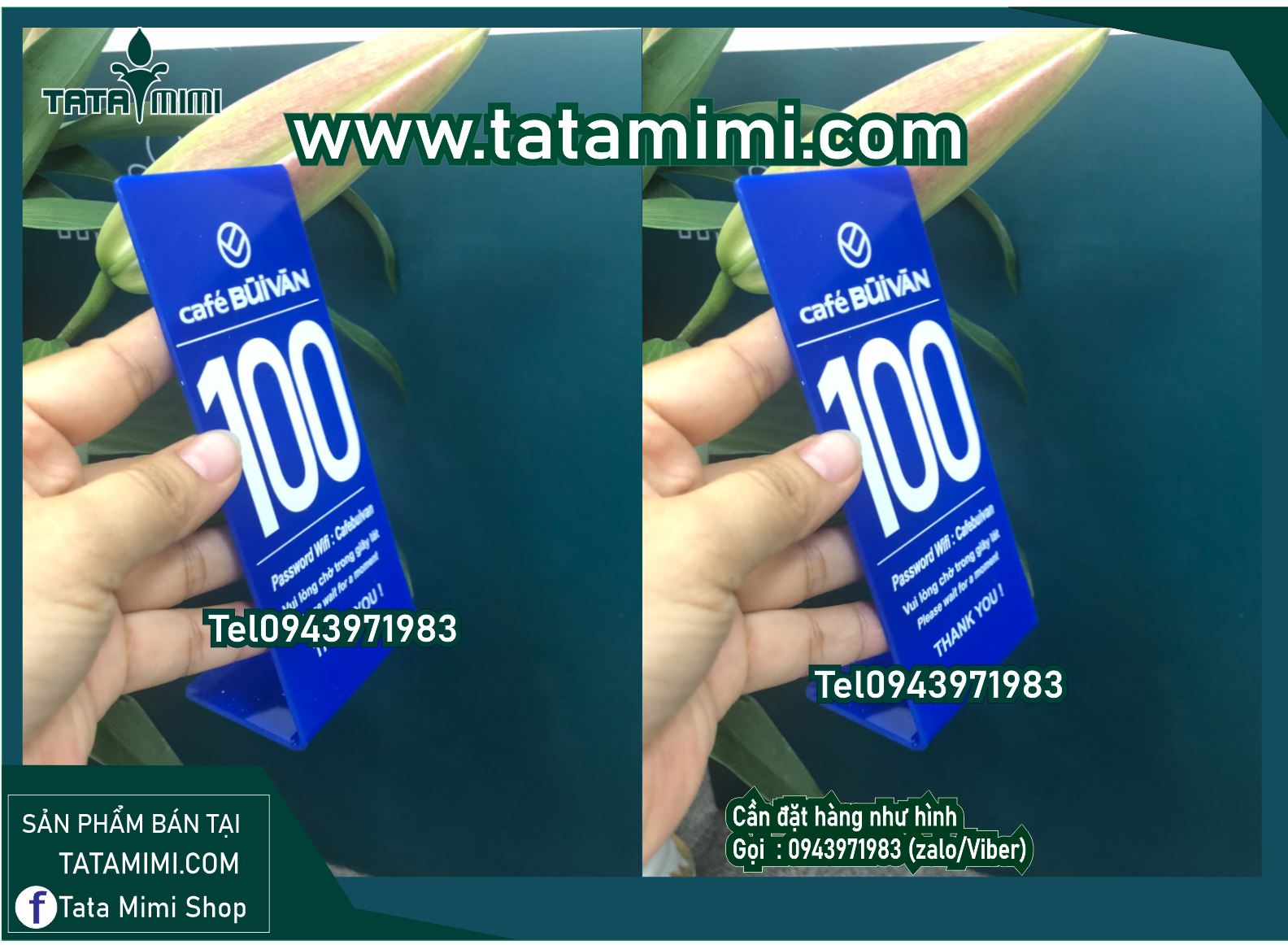 Thẻ bàn cà phê nên dùng loại dán cố định hay để bàn