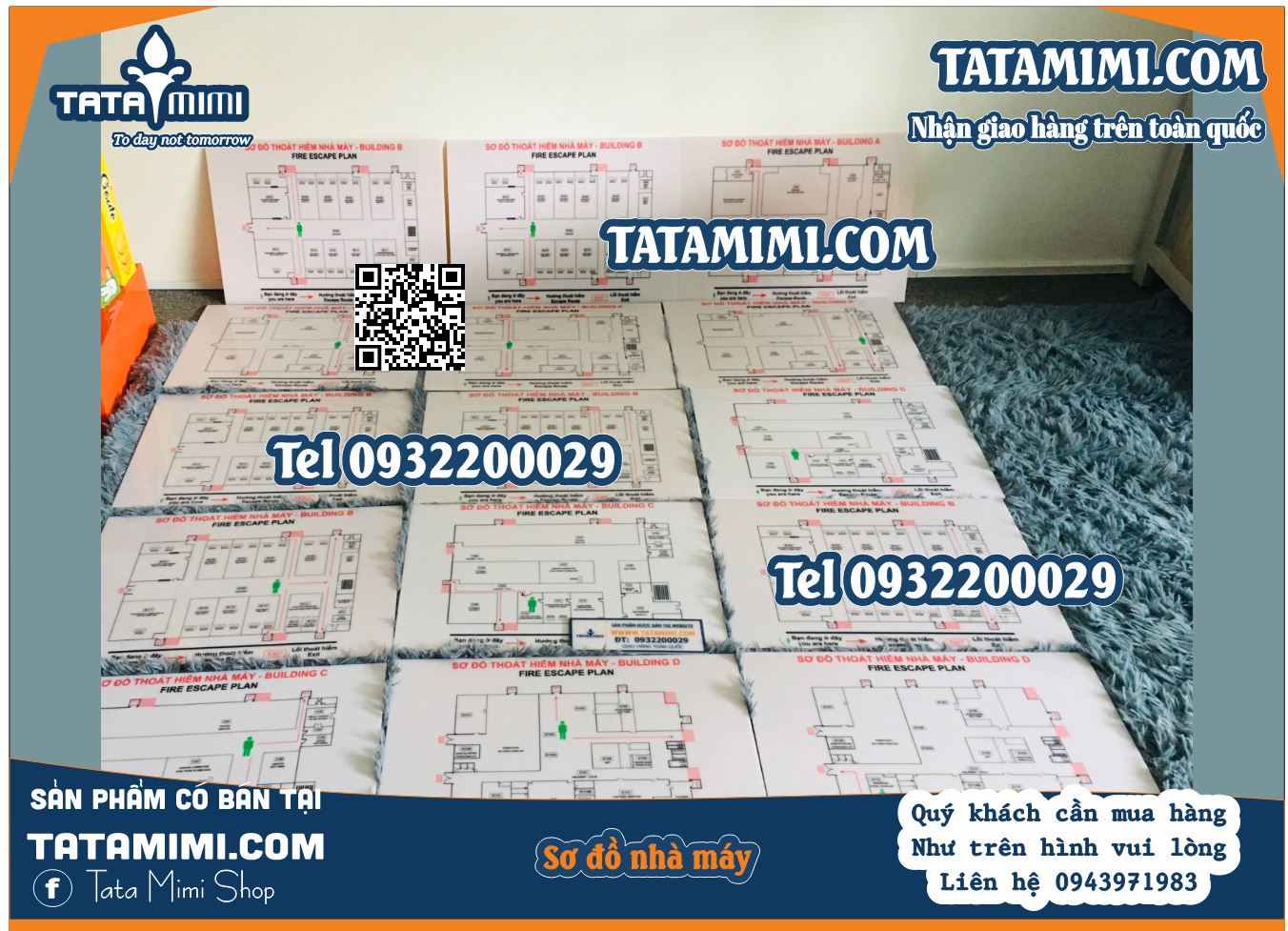 Biển Sơ Đồ Thoát Hiểm Treo Lối Thoát Hiểm