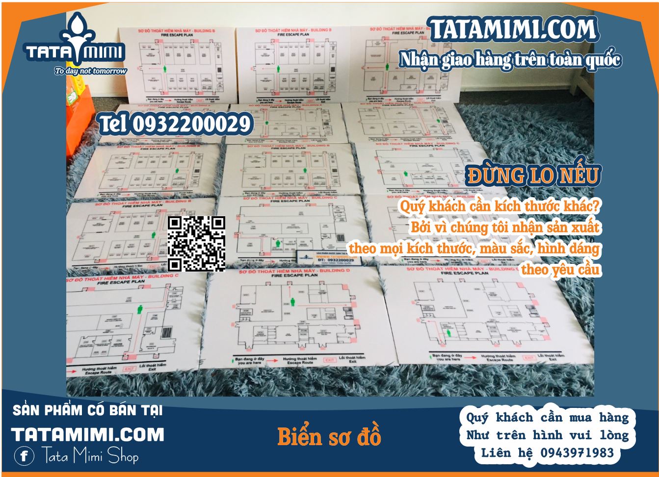 Biển Sơ Đồ Thoát Hiểm Treo Lối Thoát Hiểm