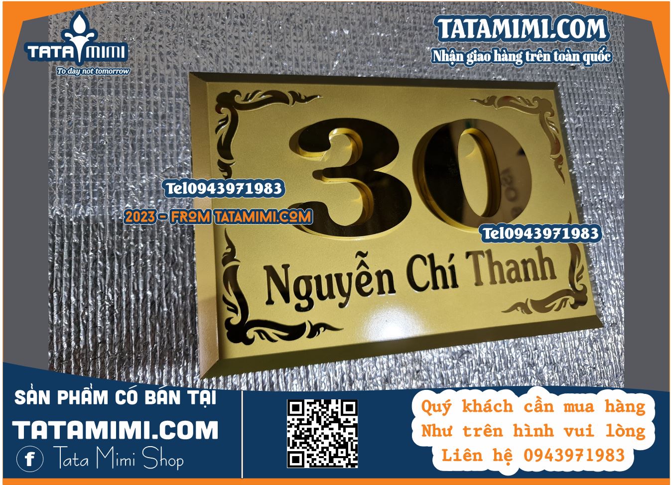 Mẫu biển số nhà đẹp