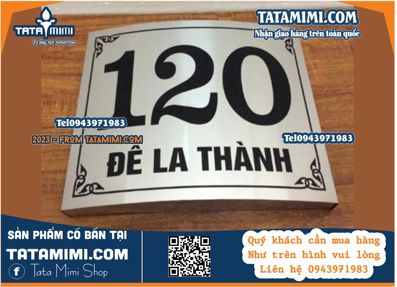 Mẫu biển số nhà đẹp