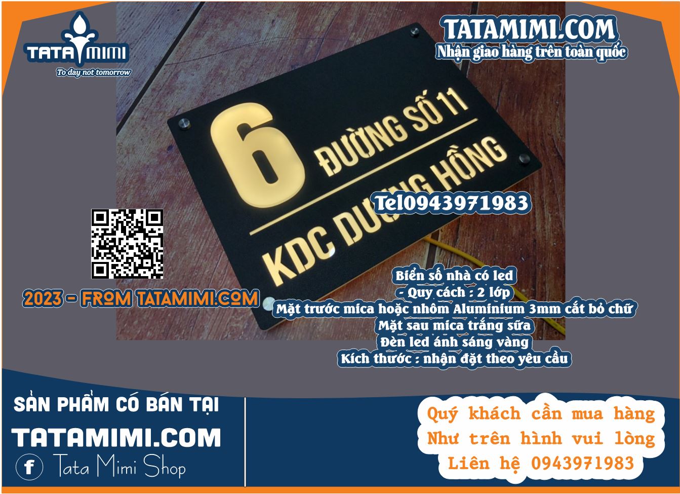 Biển logo chữ nổi được gắn tường