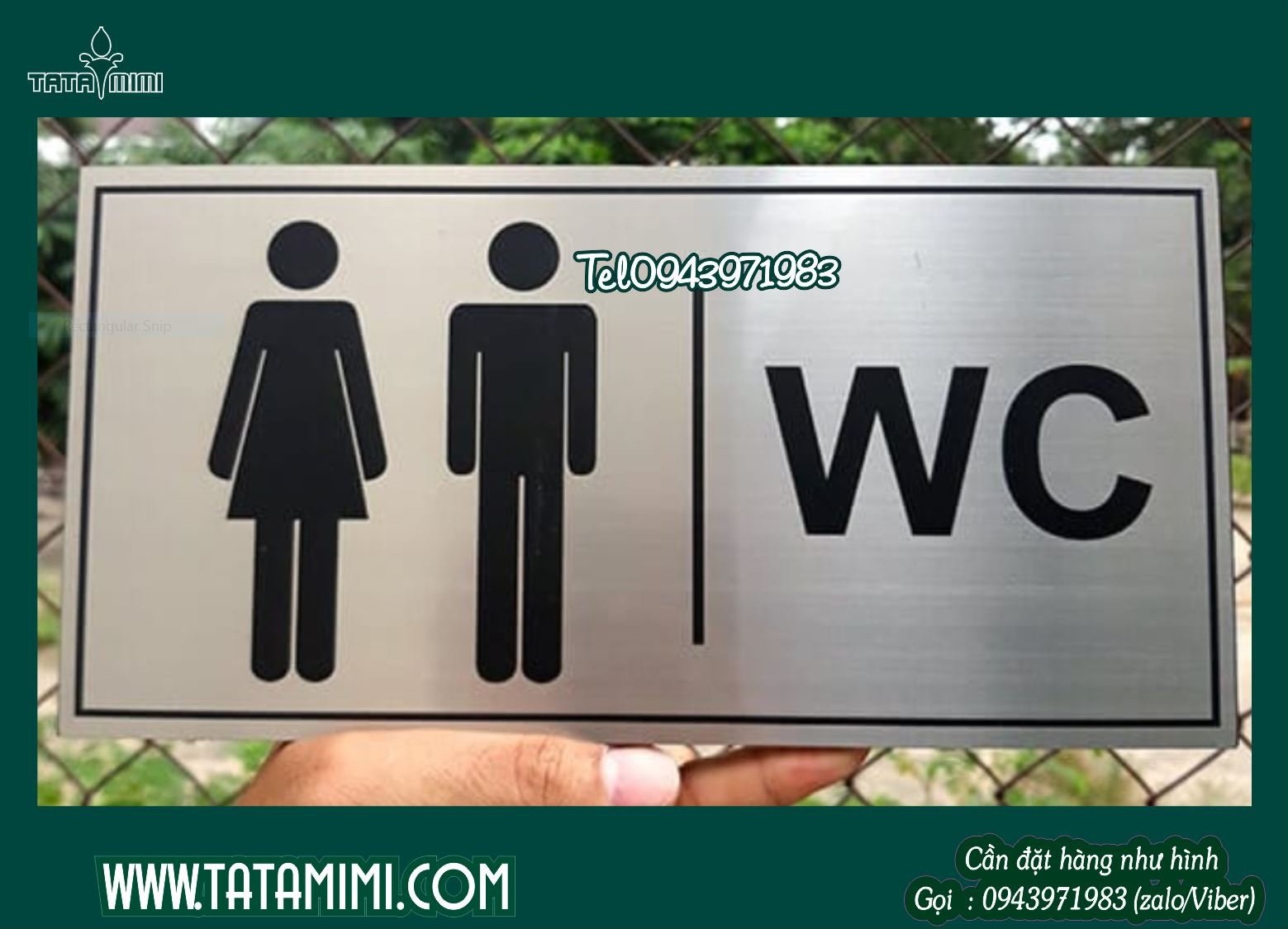 Bảng phòng ban in UV từ inox