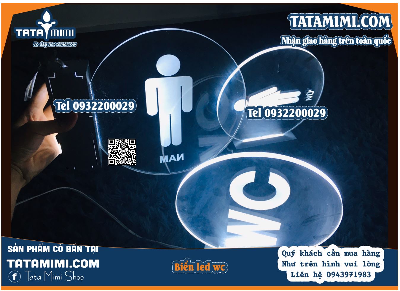 Biển LED WC Xanh Mica: Giải Pháp Tối Ưu Cho Nhà Vệ Sinh Hiện Đại