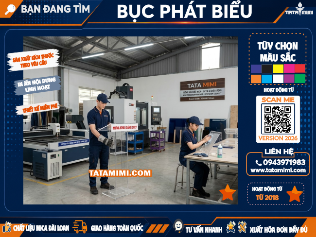 Bục Phát Biểu Sự Kiện Sang Trọng Cho Hội Trường, Lễ Khai Giảng
