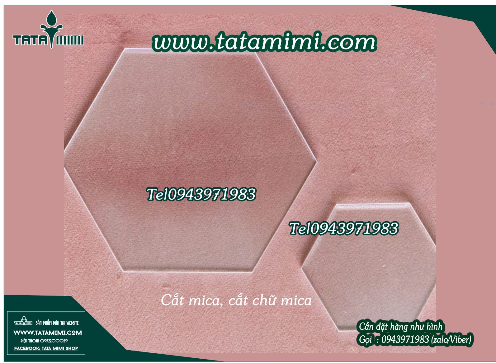 Mica trong cắt sắc nét