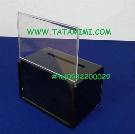 Hộp tipbox làm bằng mica