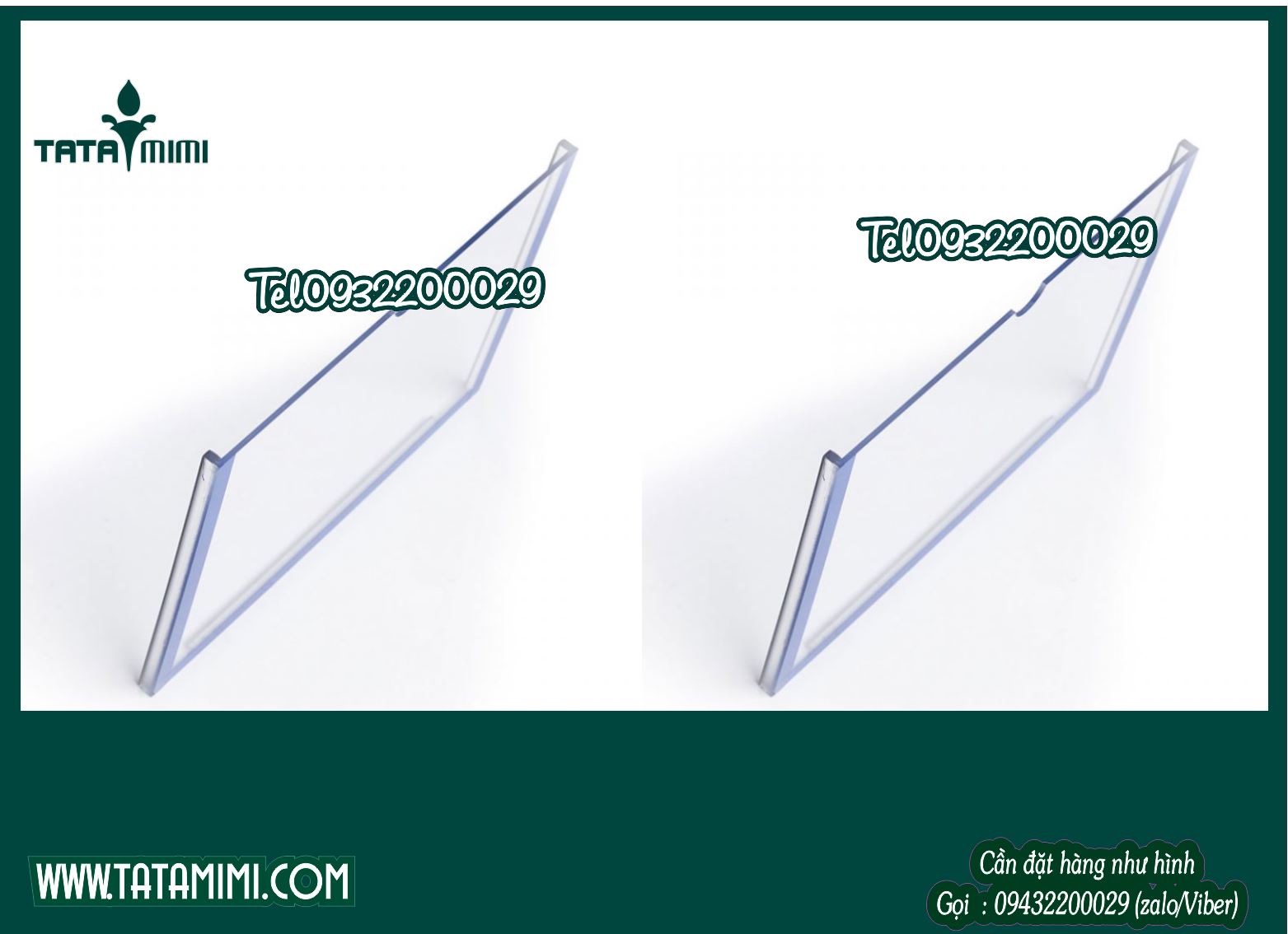 Hộp checklis Mica treo tường A4