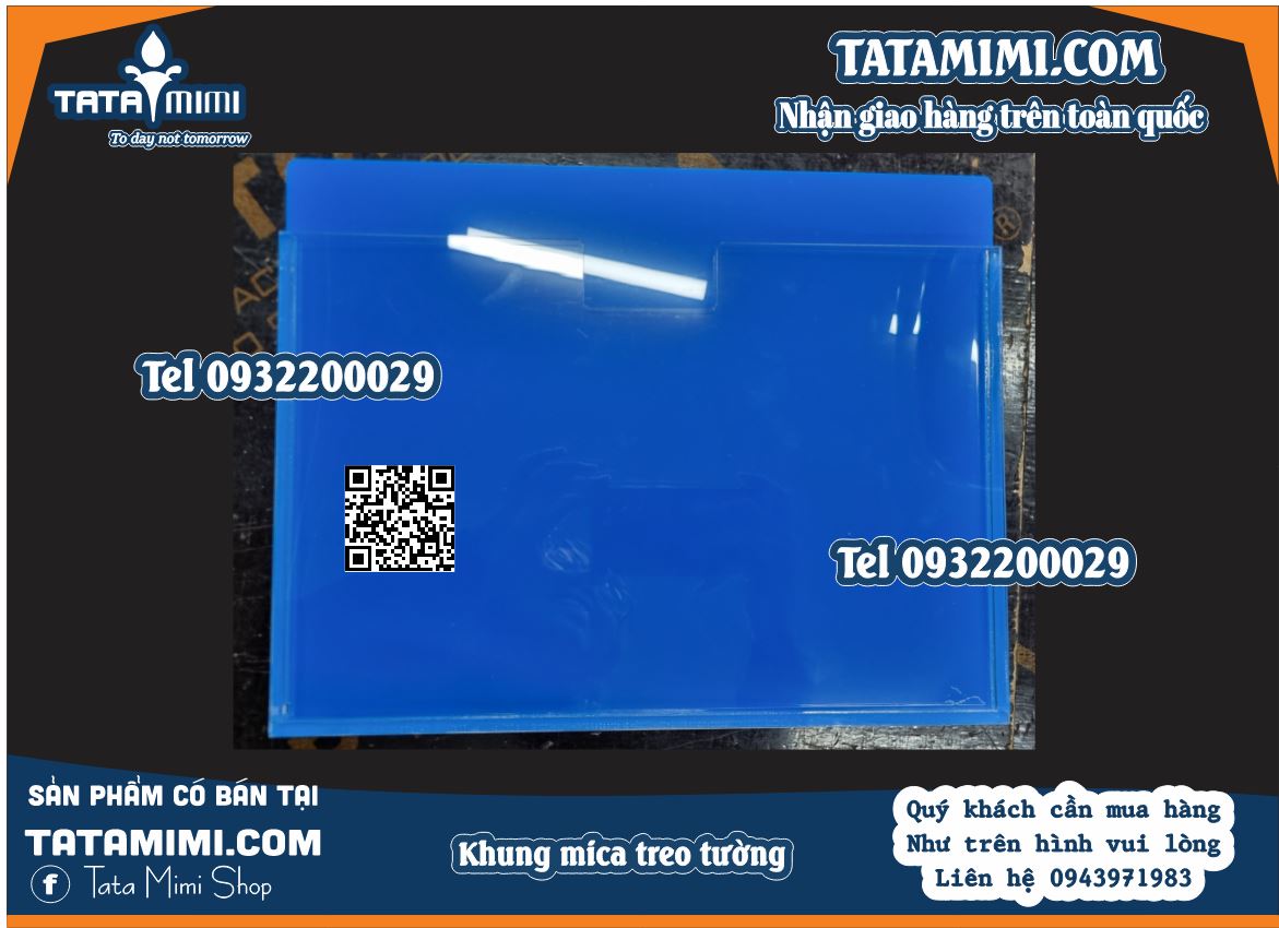 Kệ Checklist A5 Ngang Màu Xanh