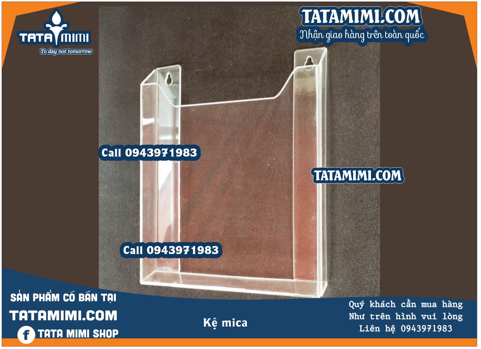 Hộp A4 treo tường 1 ngăn