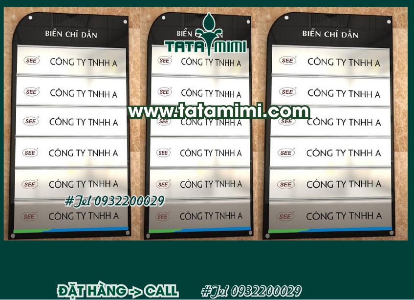 Biển chỉ dẫn –bảng menu