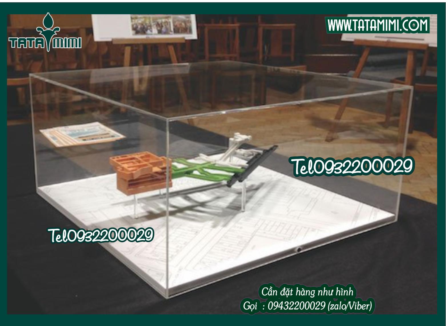 Hộp chụp sản phẩm để bàn hay treo tường