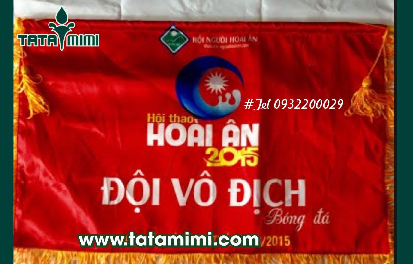 In cờ lưu niệm theo kích thước