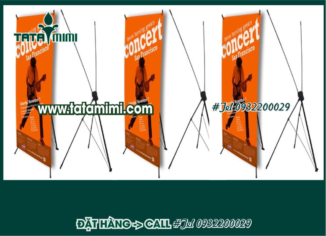 biển quảng cáo kiểu dáng chư x
