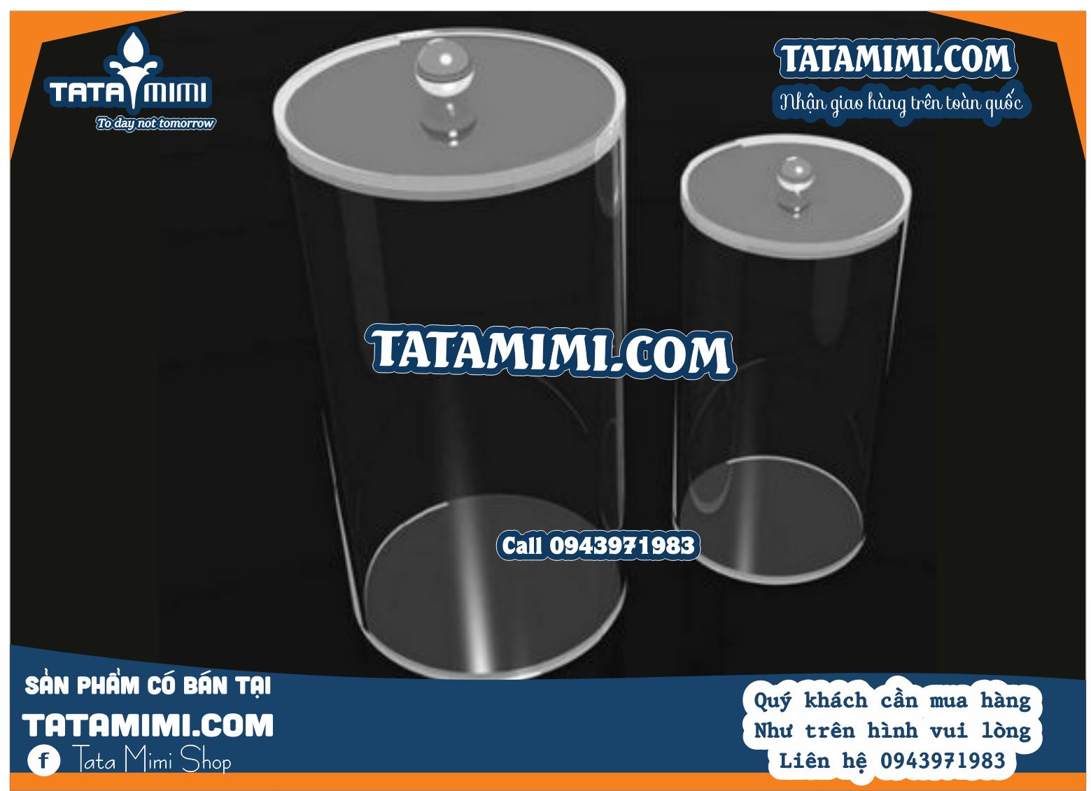 Mica ống trong suốt TATAMIMI