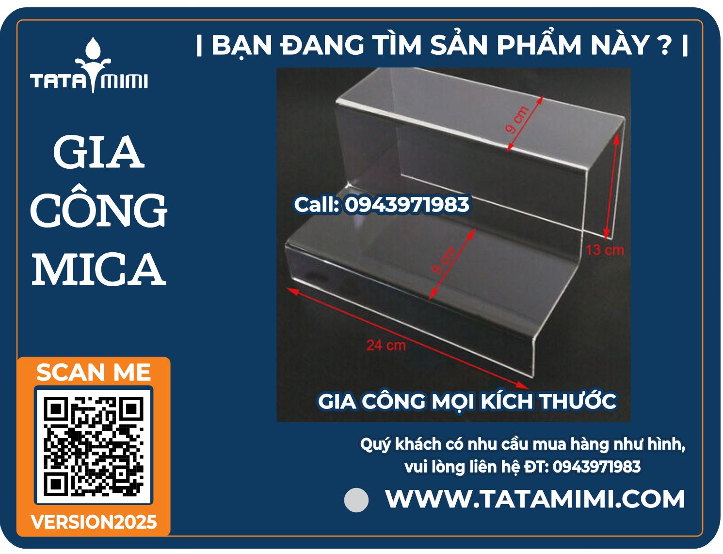 Gia Công Kệ Mica Để Sách, Đồ Trưng Bày Theo Yêu Cầu