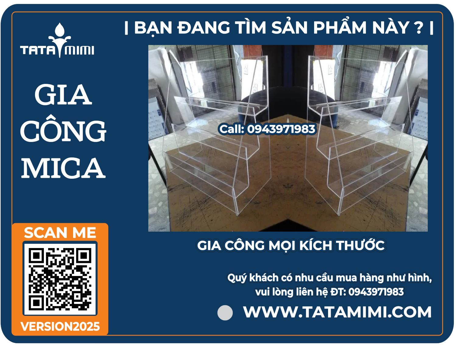 Gia Công Kệ Mica Để Sách, Đồ Trưng Bày Theo Yêu Cầu