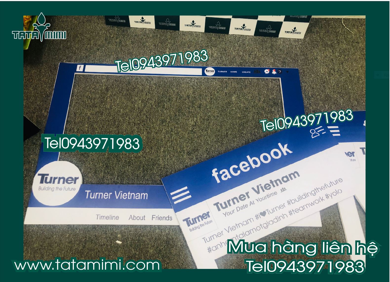 Thiết kế Sản xuất , thiết kế khung checkin instagram , khung checkin facebook