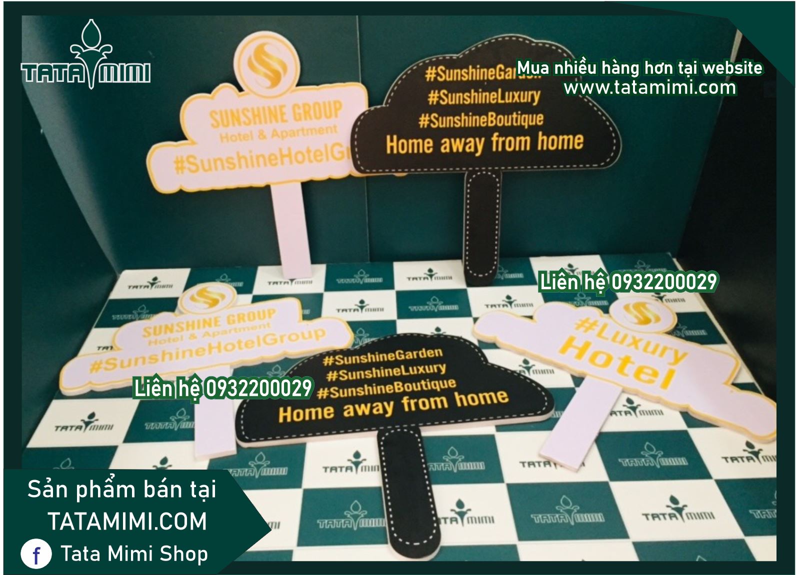 Biển cầm tay chụp ảnh nên làm fomex dày 5mm trở lên