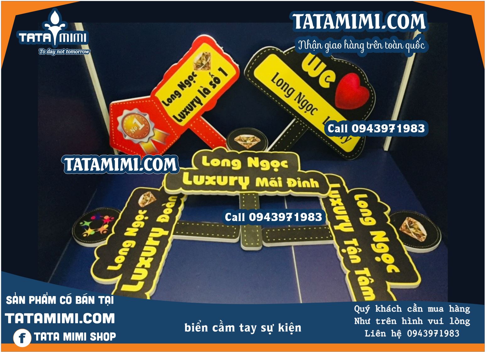 Bảng hashtag cầm tay chụp ảnh