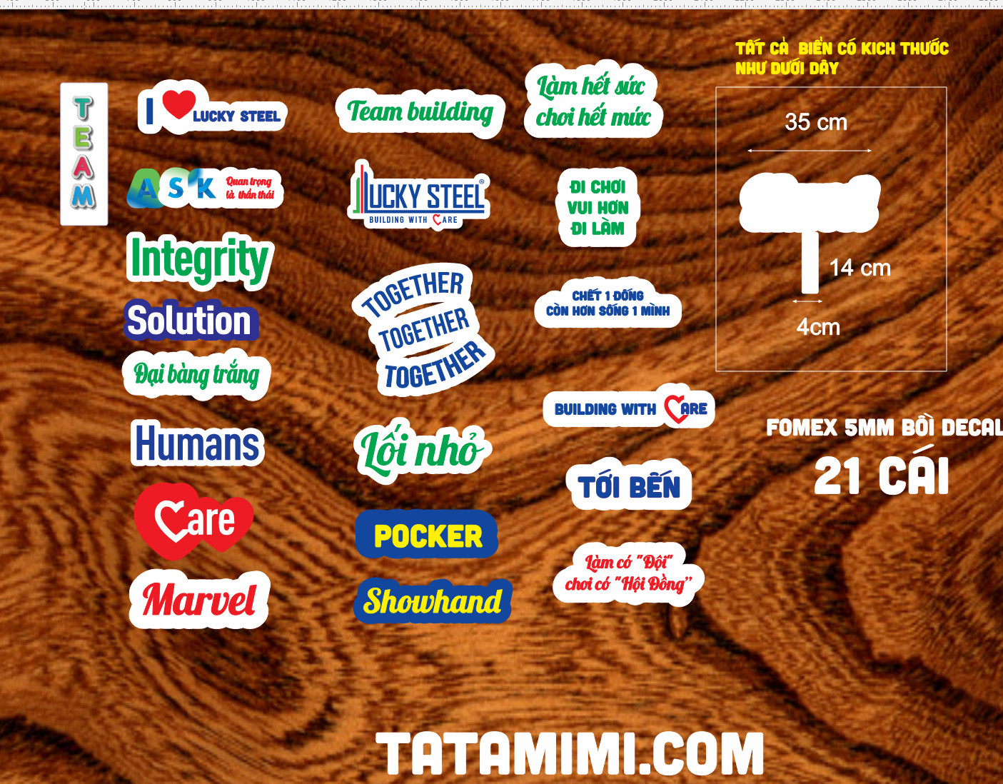 Biển hashtag chụp ảnh cầm tay