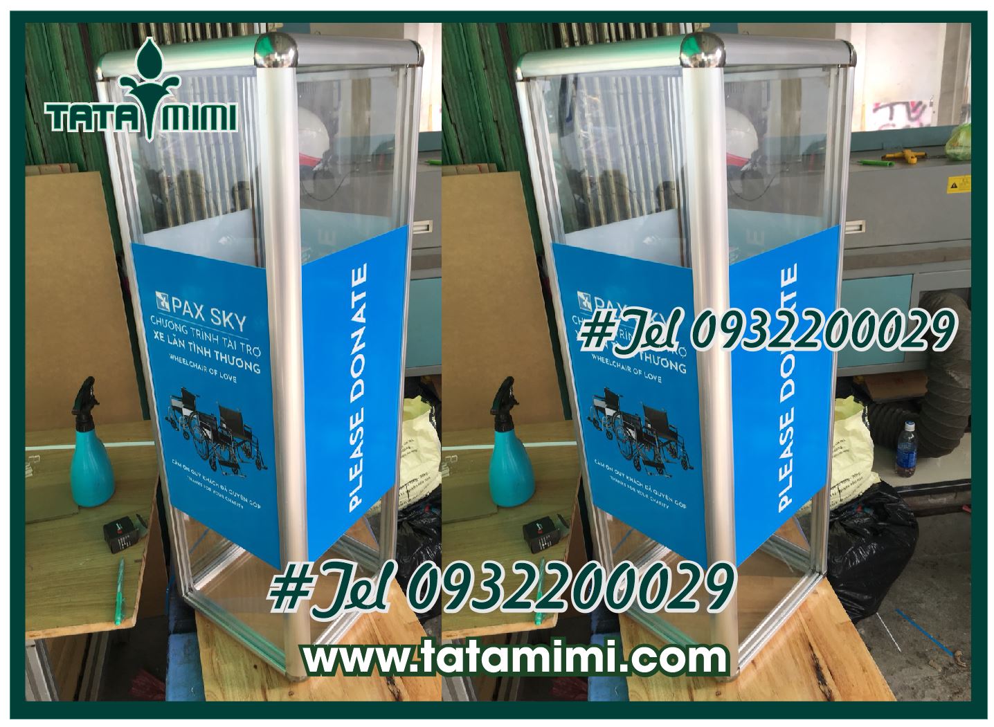 Hình ảnh mẫu thùng từ thiện