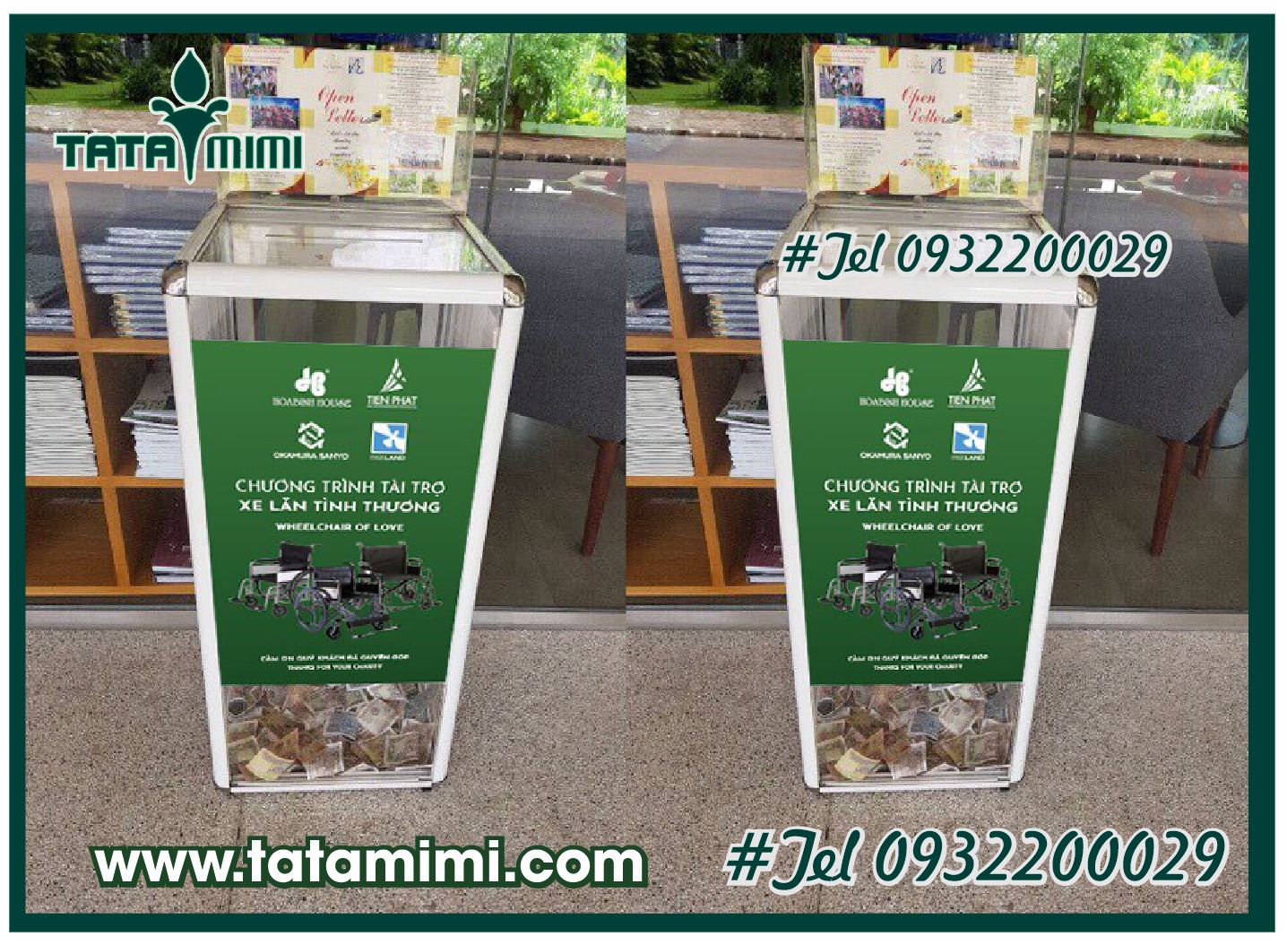 Hình ảnh mẫu thùng từ thiện
