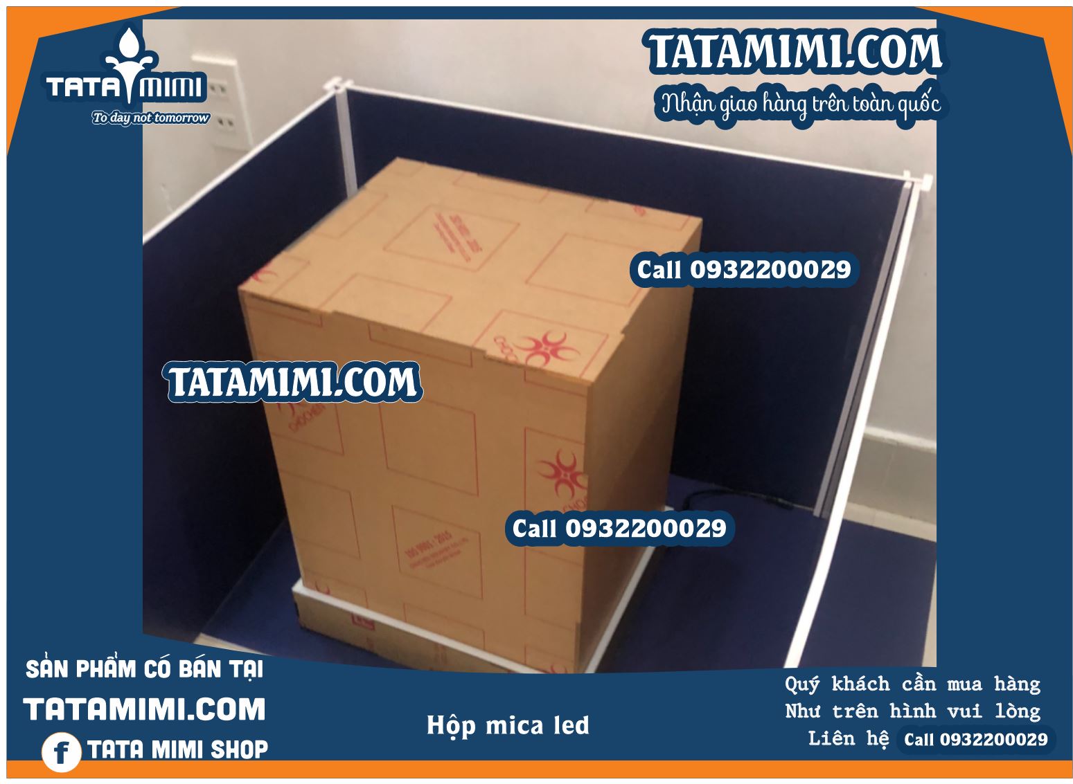 Hộp chụp mica có 2 loại đế