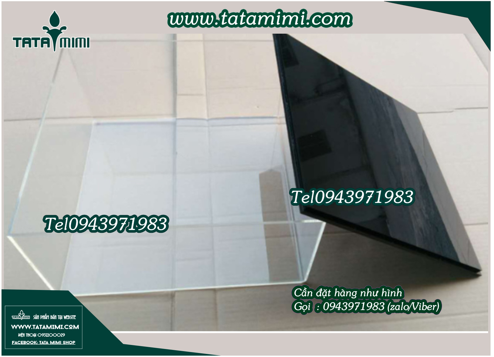 Nên dùng hộp chụp đế mica hay đế gỗ