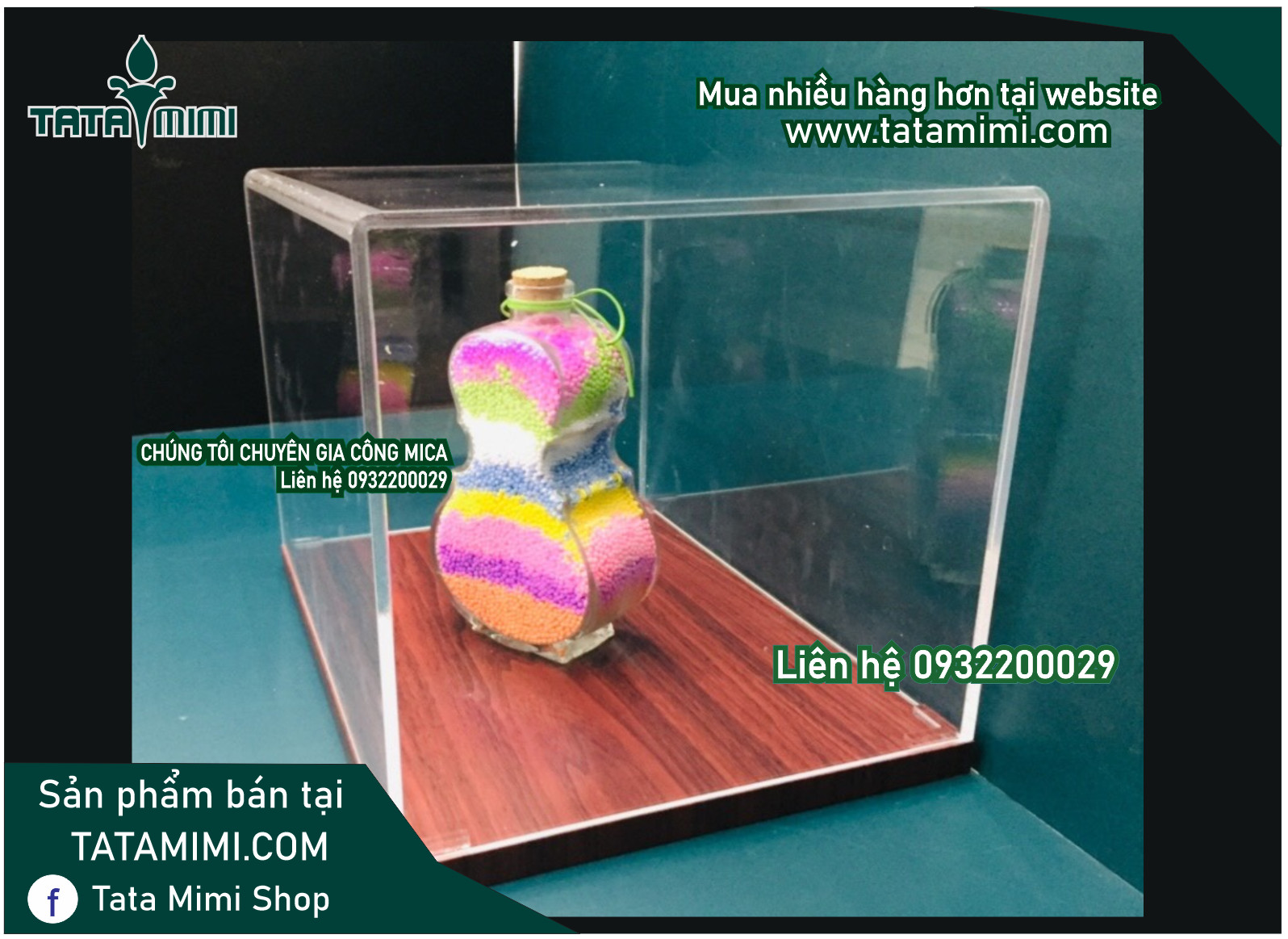 Làm hộp mica uốn từ 5mm